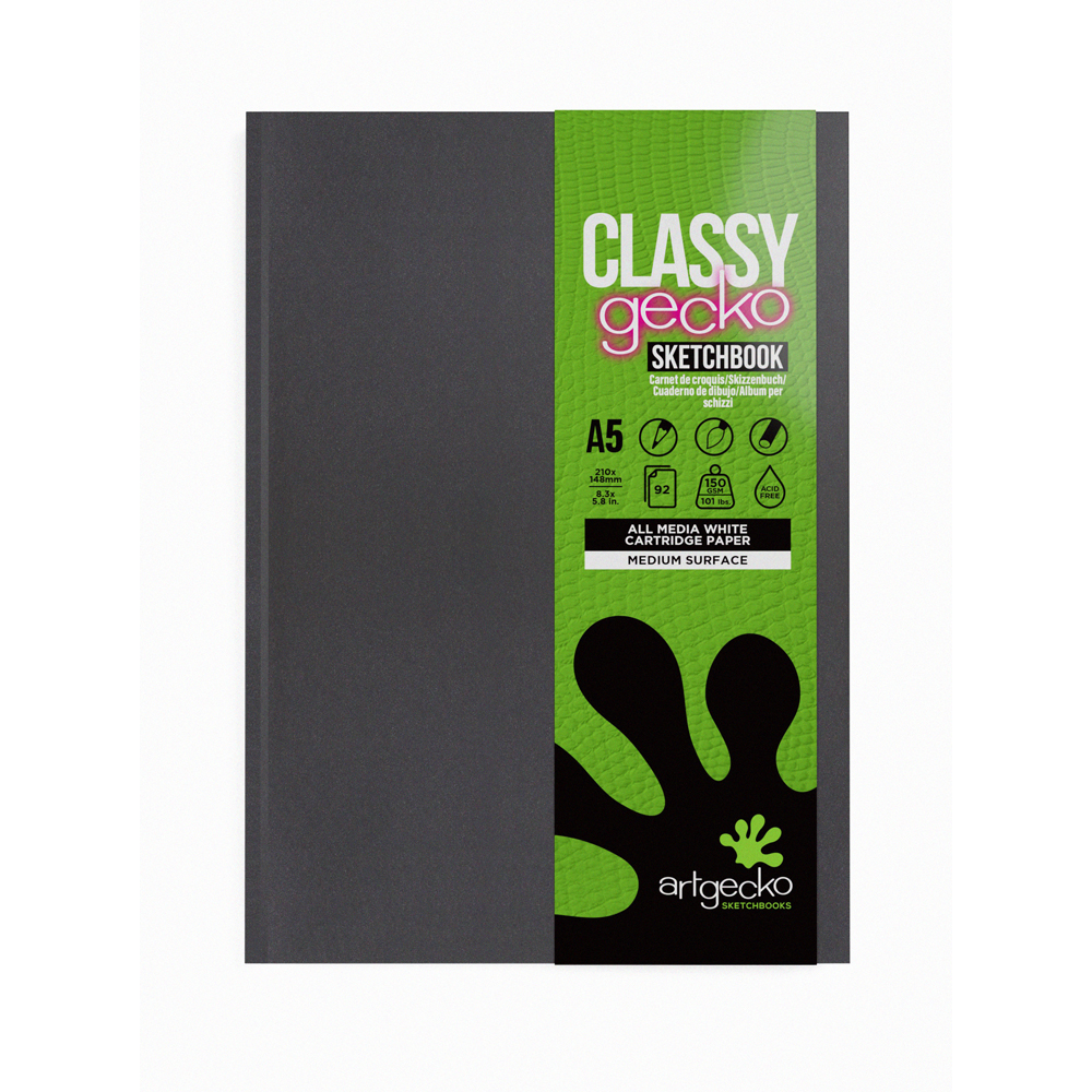Sketchbooks - A5 Portrait Sketchbook - (Artgecko)