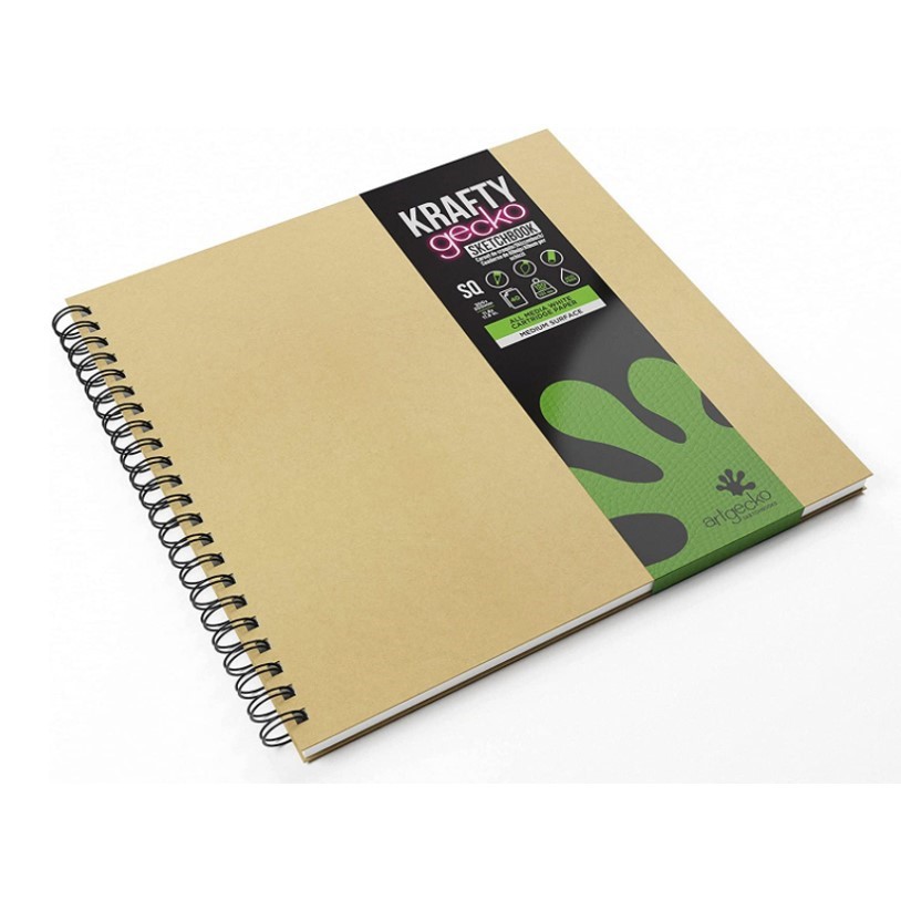 Sketchbooks - 30x30cm Wire Bound Sketchbook - (Artgecko)