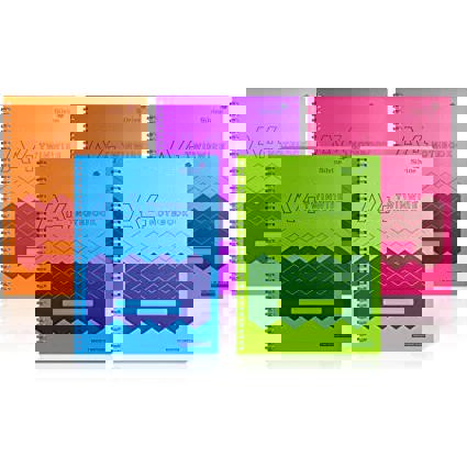 Notebooks - A4 Spiral Twin Wire Notebook - (Silvine)
