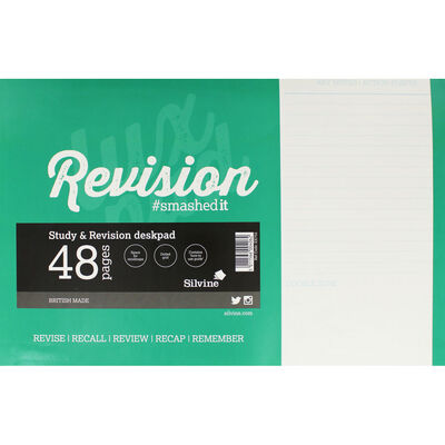 Study & Revision Deskpad Planner - (Silvine)