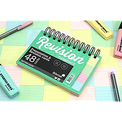 Revision Cards Wirebound Coloured - (Silvine)