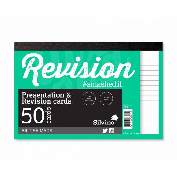 Revision and Presentation Notecards - (Silvine)