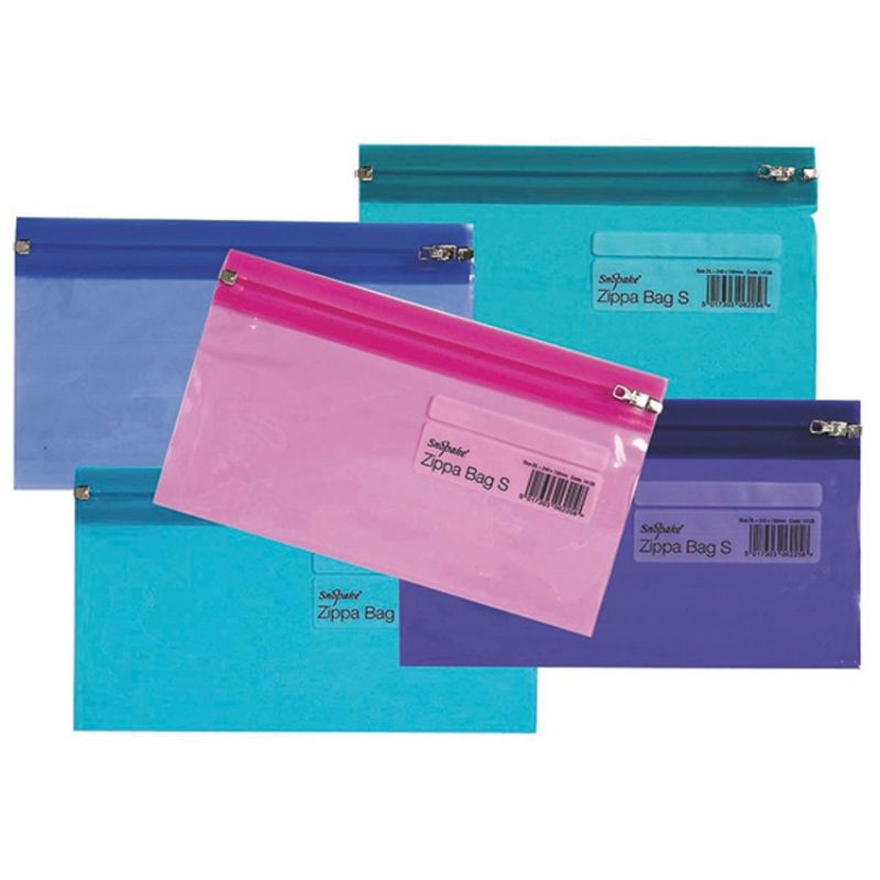 Folders - DL Plastic Zippa Bag S - (Snopake)