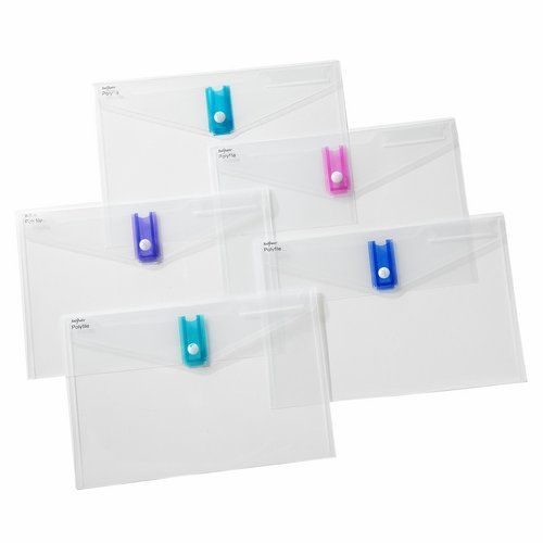 Folders - Polyfile USB Slot A4 Button Folder - (Snopake)