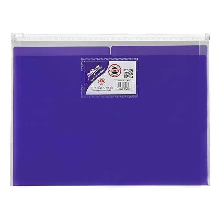 Folders - A4 Zip Folder + Dividers - (Snopake)