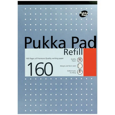 Refill Pads - Refill Pad with lines - (Pukka Pad) - Blue Cover