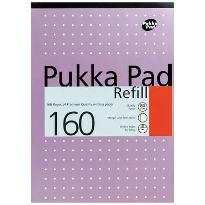 Refill Pads - Refill Pad with lines - (Pukka Pad) - Pink Cover
