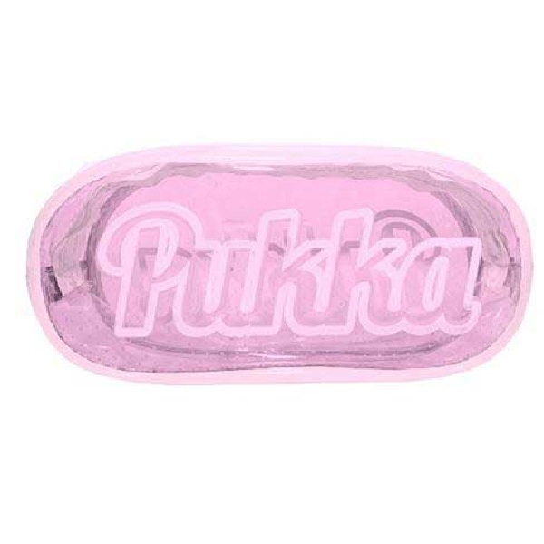 Pencil Cases - Transparent Pink Pencil Case - (Pukka)