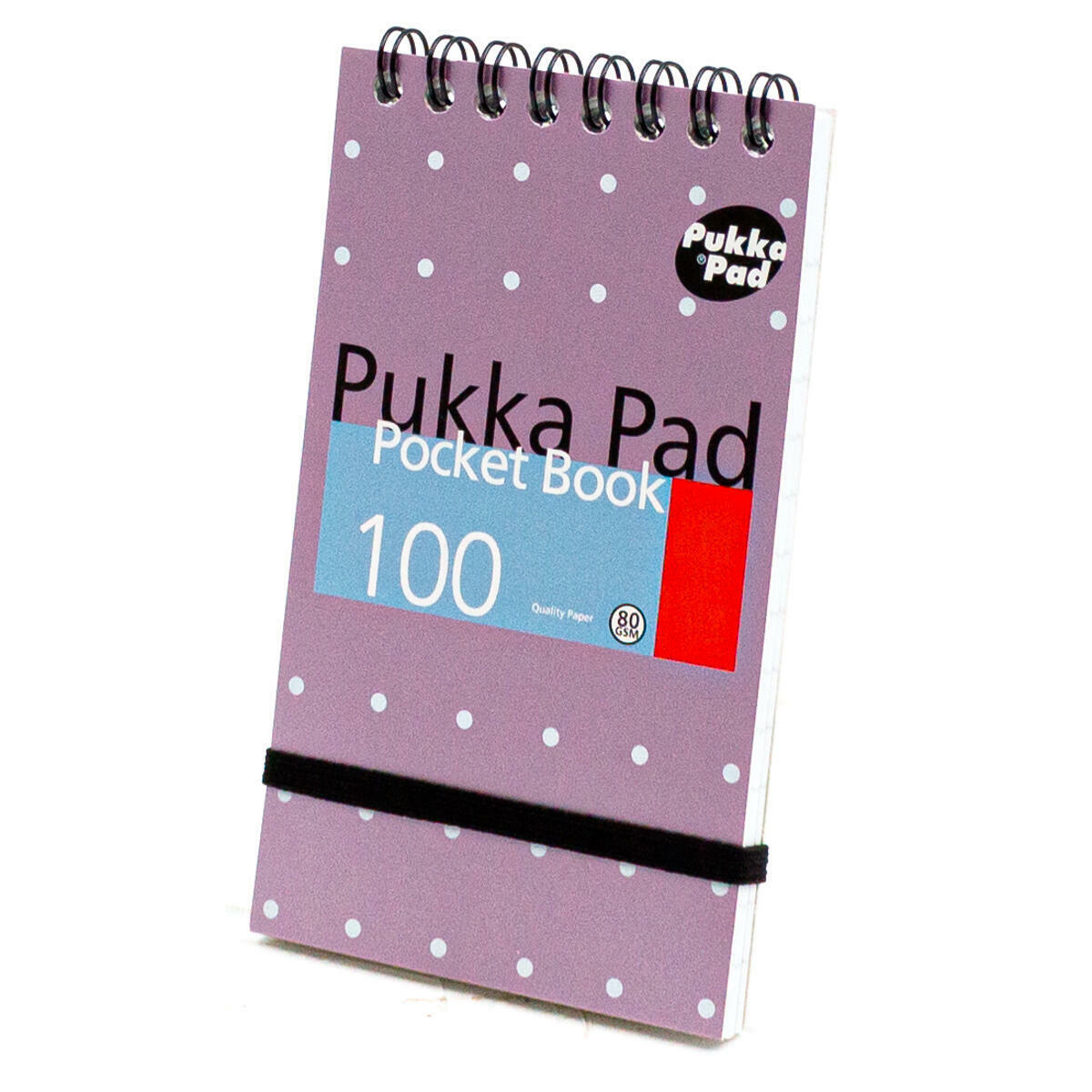 Refill Pads - Pocket Book with Lines Wirebound - (Pukka Pad) - Pink Cover