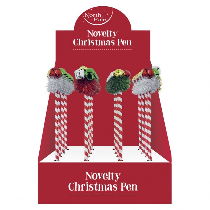 Pens - Christmas Novelty Pens with Pompoms