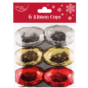 Ribbons - Metallic Ribbons By 6 - (North Pole)