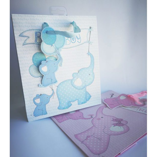 Gift Bags - Newborn Gift Bags - (Eurowrap) - Baby Boy