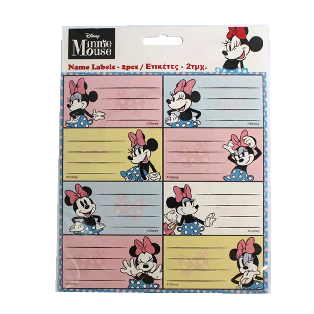 Labels- Minnie Mouse Name Labels