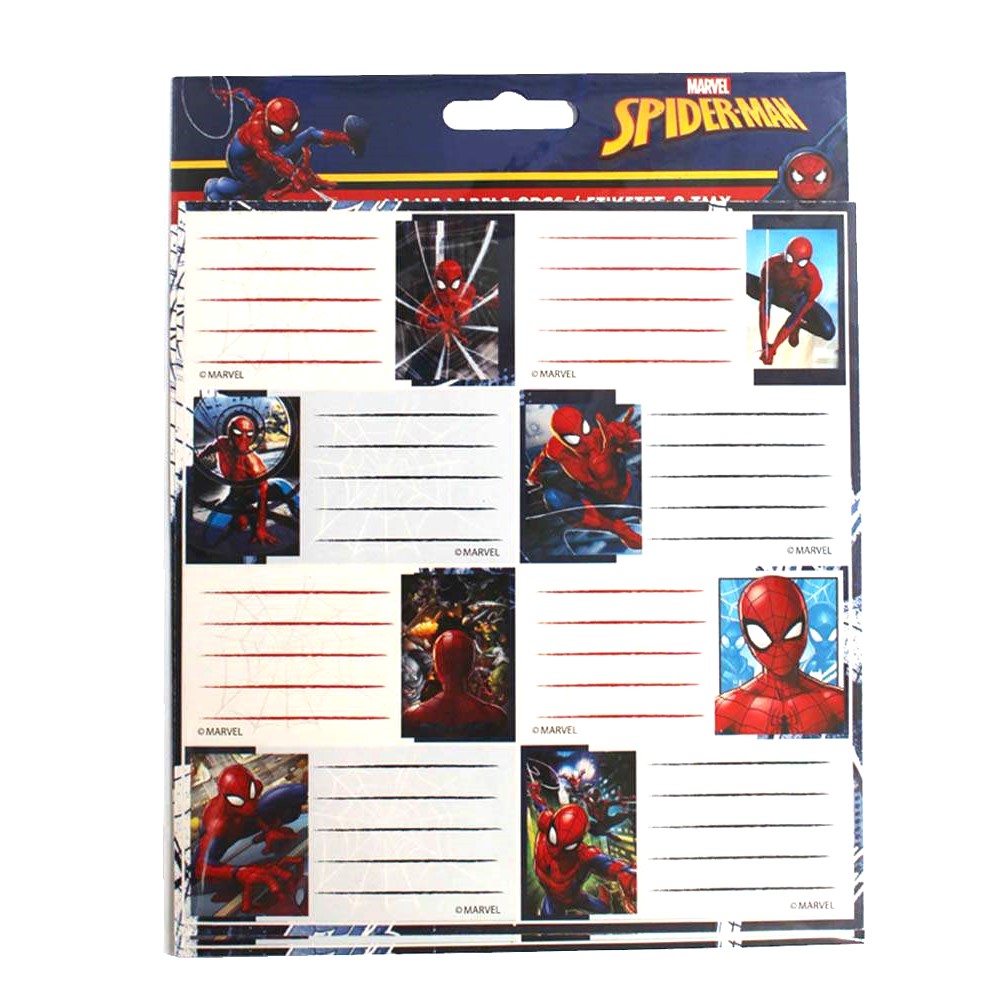 Labels - Spiderman Name Labels