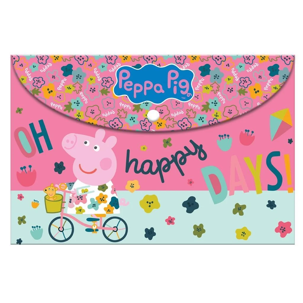 Folders - Peppa Pig A4 Button Folder