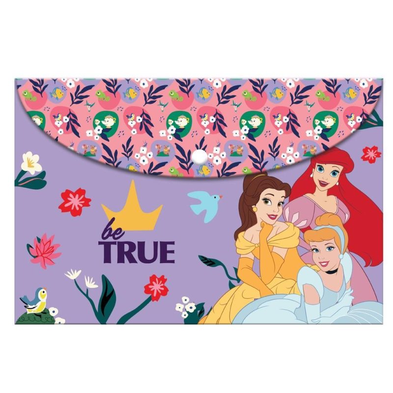 Folders - Princesses A4 Button Folder