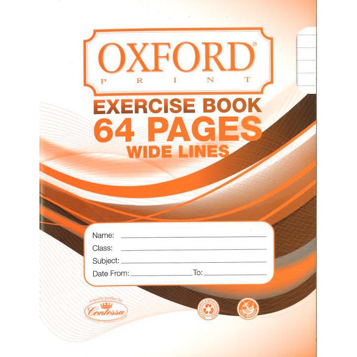 Exercise Books - Wide Lines Exercise Book - (Oxford) - 64