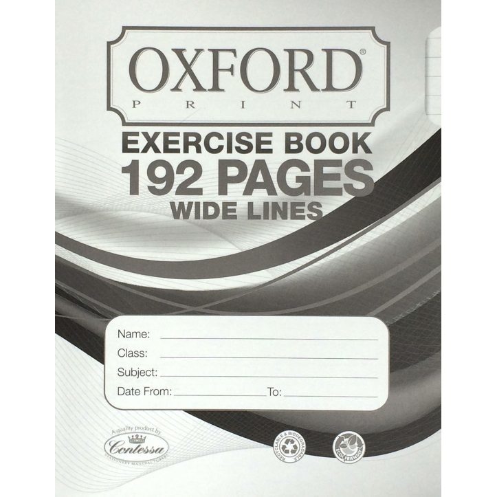 Exercise Books - Wide Lines Exercise Book - (Oxford) - 192