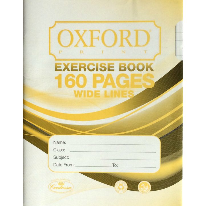 Exercise Books - Wide Lines Exercise Book - (Oxford) - 160