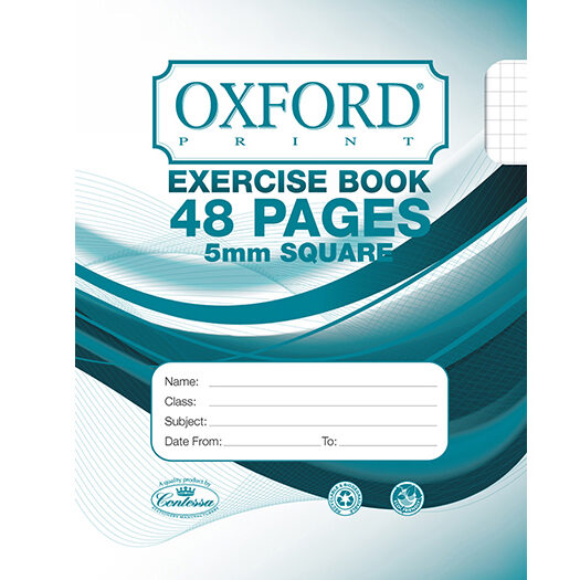 Exercise Books - Squared 5mm Exercise Book - (Contessa)