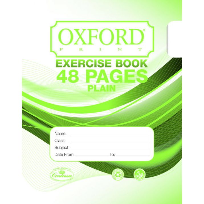 Exercise Books - Plain Exercise Book - (Oxford)
