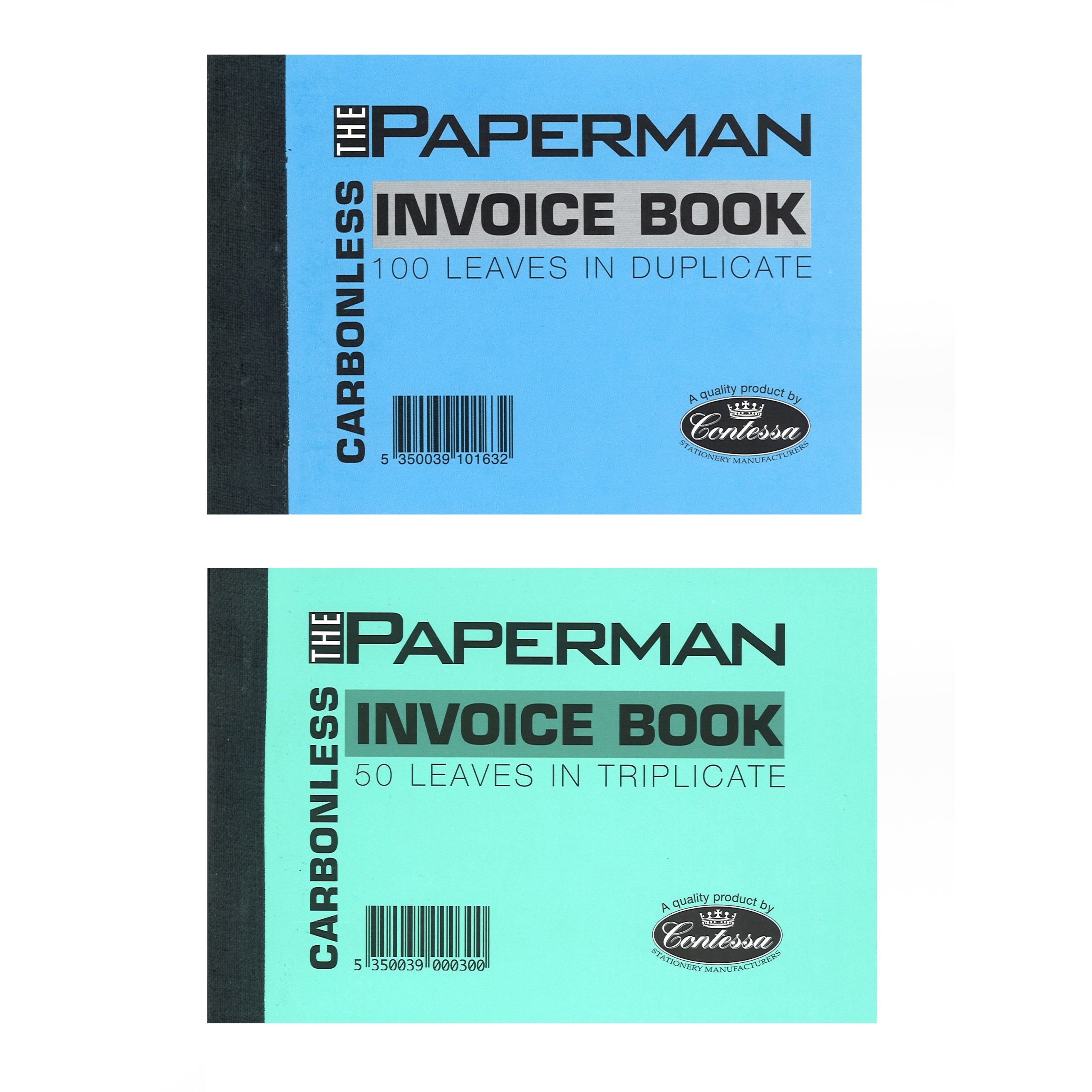 Invoice Books - A6 Carbonless Invoice Book - (Contessa) - 100 Leaves in Duplicate