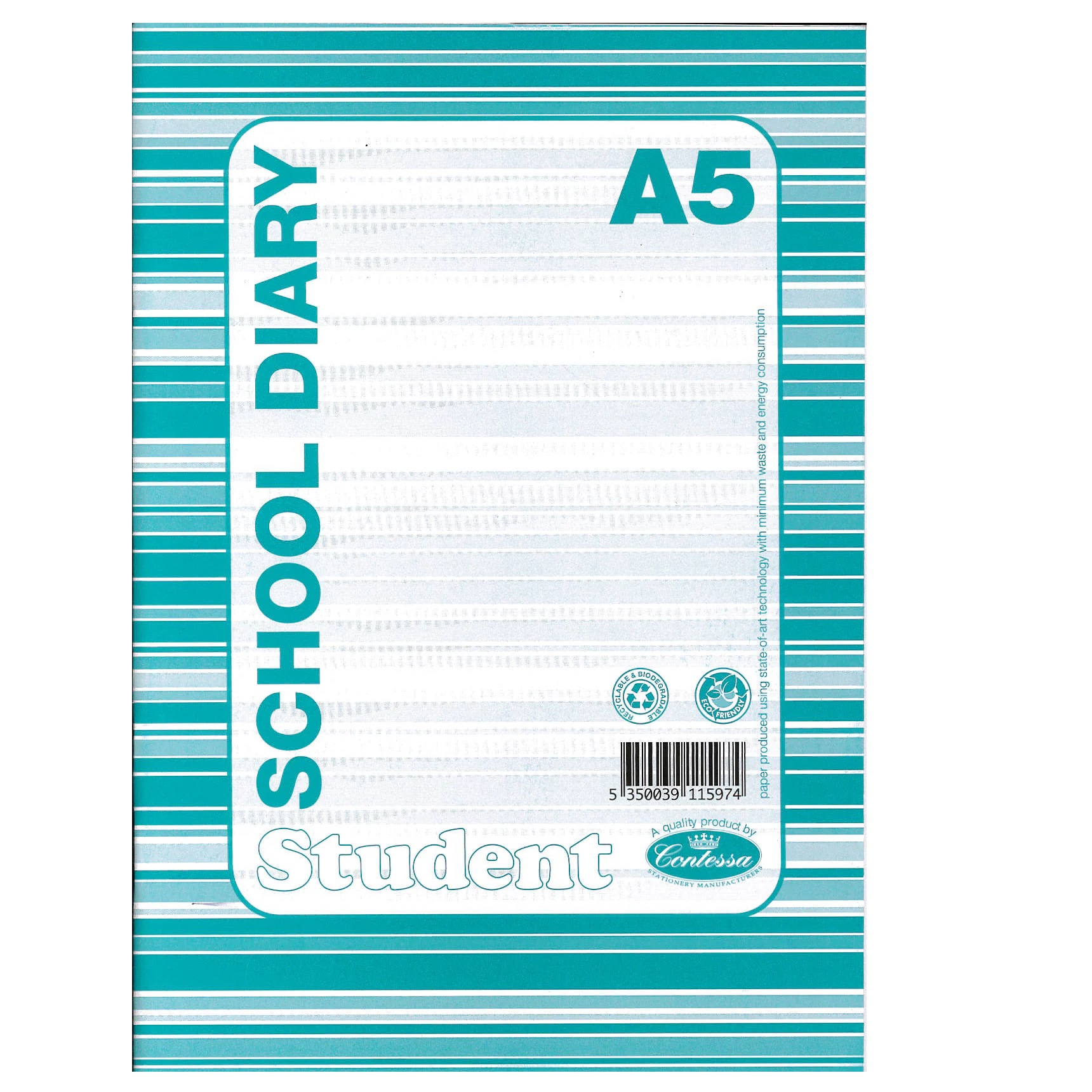 Exercise Books - A5 School Diary - (Contessa)