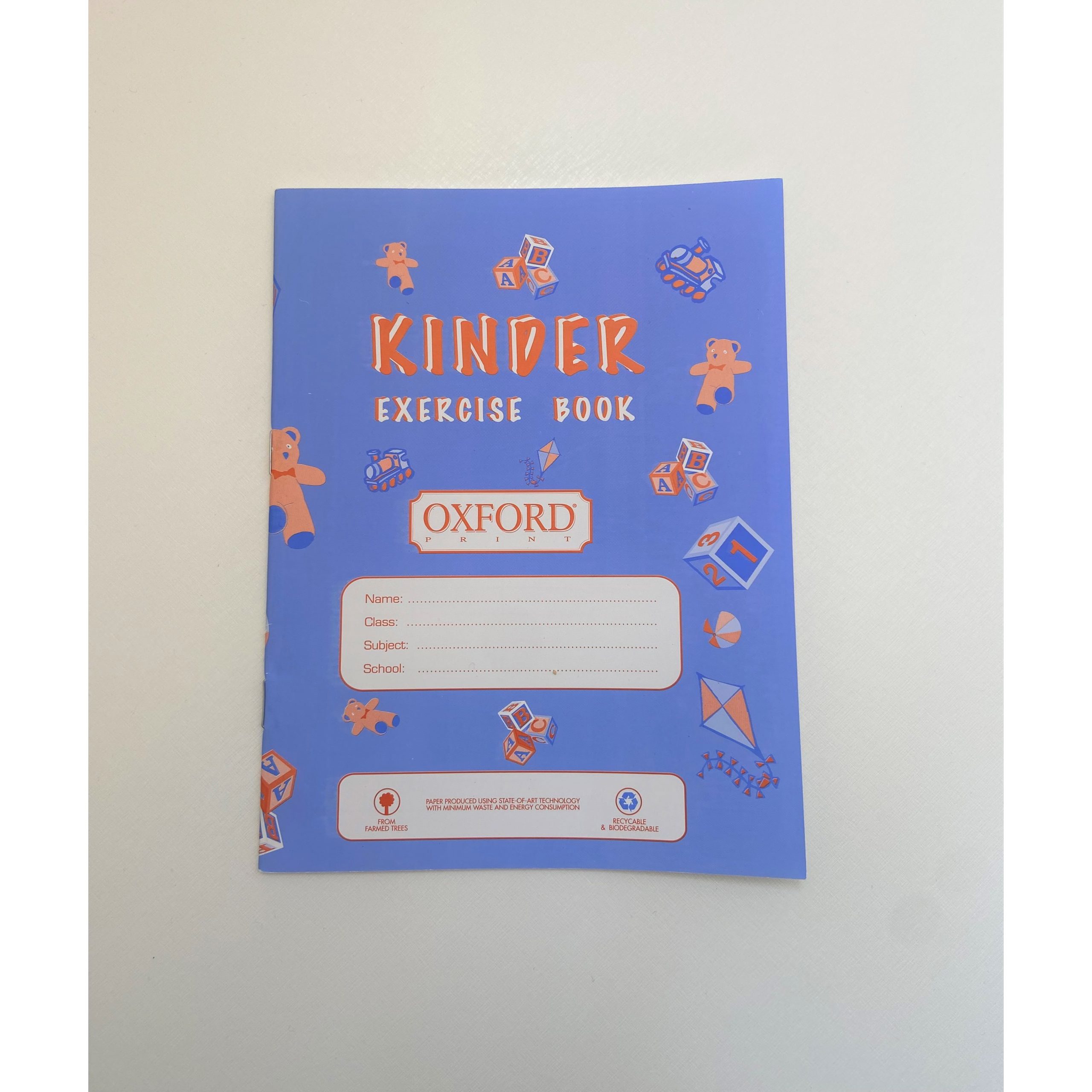 Exercise Books - Kinder Wide Lines Exercise Book - (Oxford)