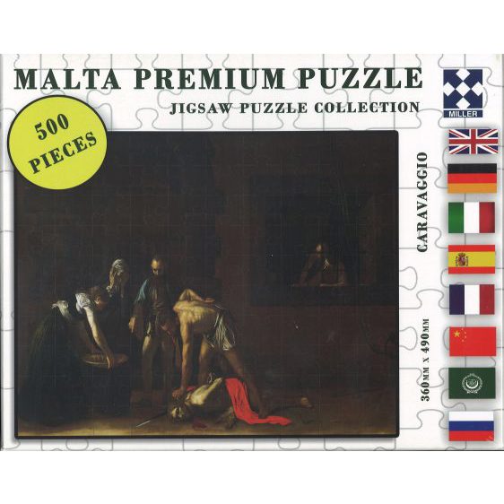 Malta Premium Puzzle - 500 Pieces - Temples