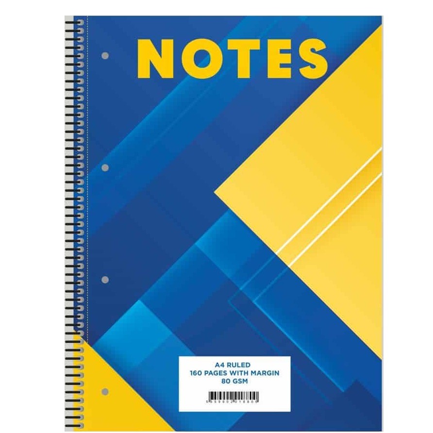 Refill Pad - A4 Lined Wire Bound Pad - (Notes)