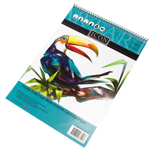 Sketchpads - Spiral Sketchpads - (ICON) - 259mm X 210mm (A4)