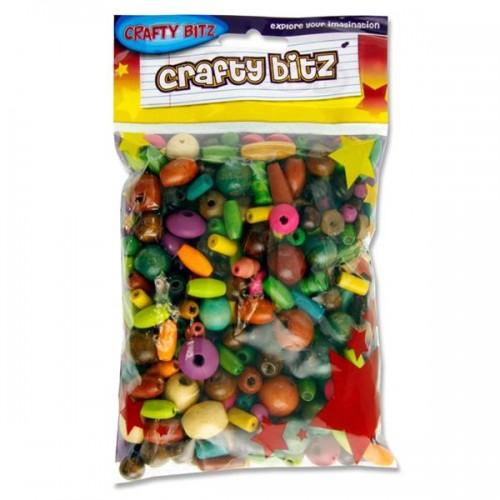 Crafts - Wooden Beads - (Crafty Bitz)