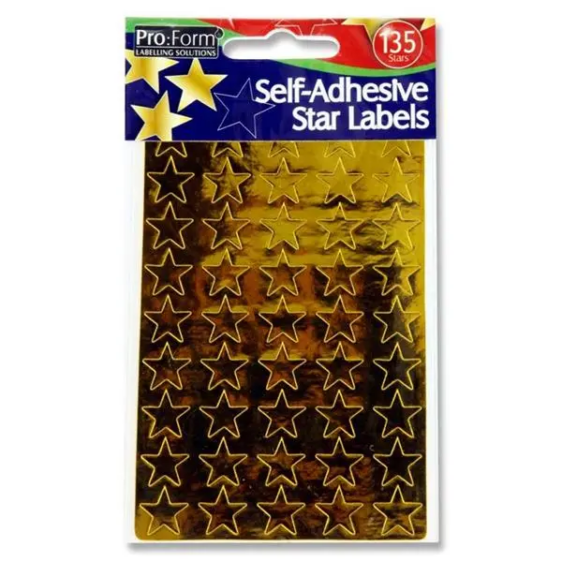Stickers - Gold Stars Stickers - (Pro:Form)