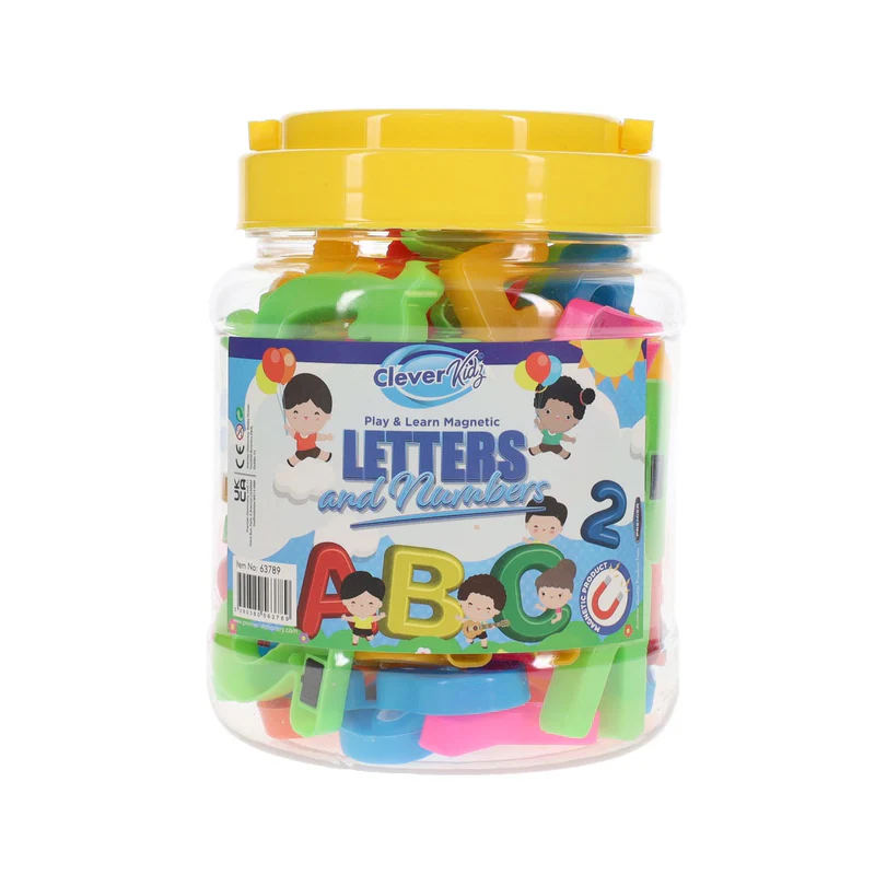 Toys Educational - Magnetic Letters & Numbers - (Clever Kids)