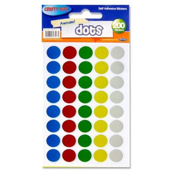 Stickers - Metallic Dots - (Crafty Bitz)
