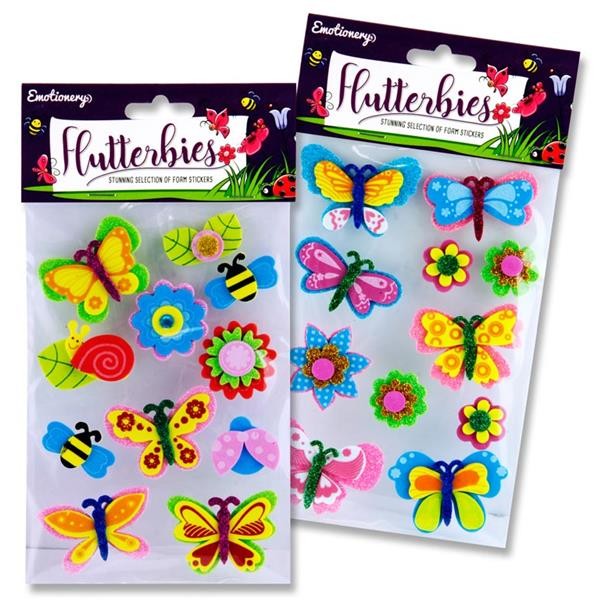 Stickers - 3D Butterfly Foam Stickers - (Emotionery)