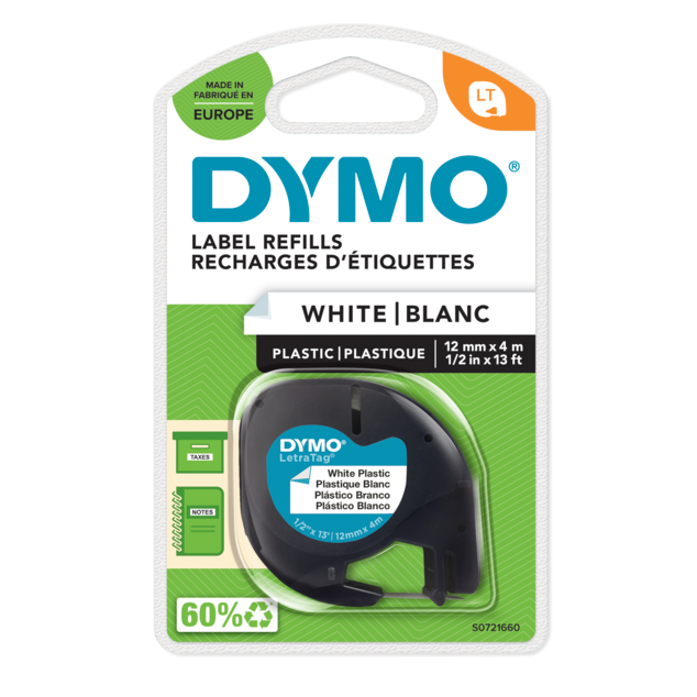 DYMO - Standard Label Refills 12mm