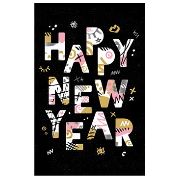 Christmas and New Year Cards - (Belgian Greetings) - Happy New Year