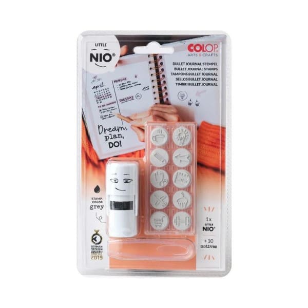 Self-Inking Stamps - Little Nio Stamp Set - (Colop) - Bullet Journal