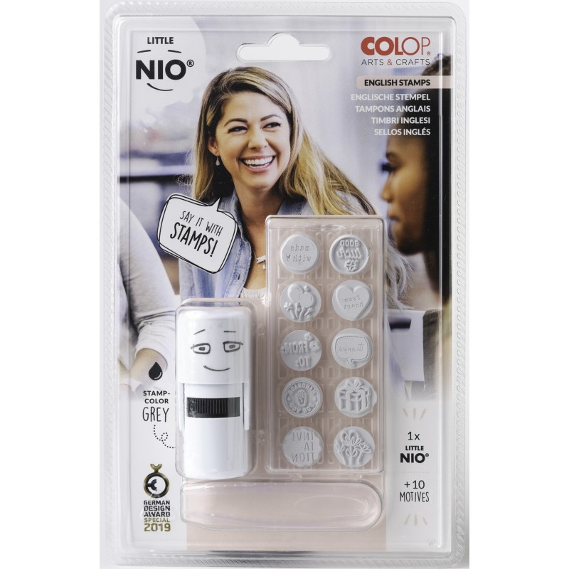 Self-Inking Stamps - Little Nio Stamp Set - (Colop) - English