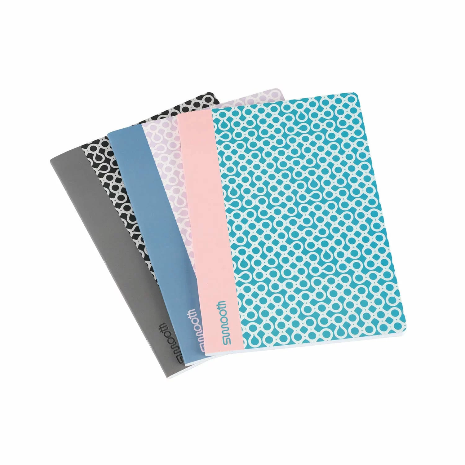Notebooks - Circle Patterned A5 Squared Notebook - (Smooth)
