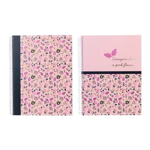 Notebooks - A5 Flowers Hardback Lined Notebook