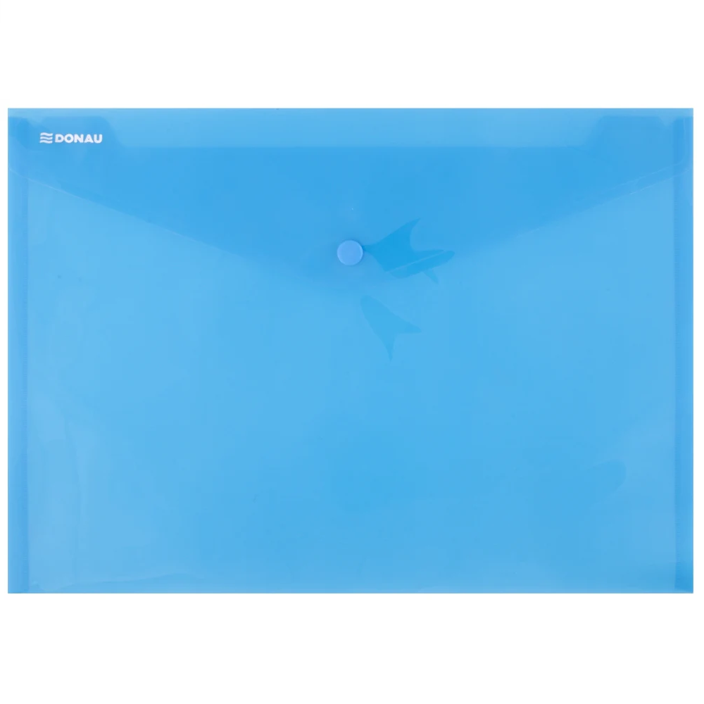 Folders - Transparent A4 Button Folder - (Donau)