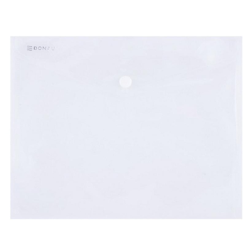 Folders - Transparent A5 Button Folder - (Donau)