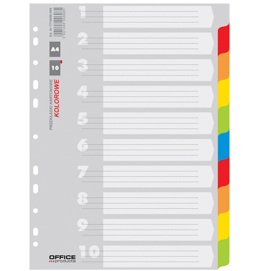 Dividers - 10 Carton Dividers A4 - (Office)