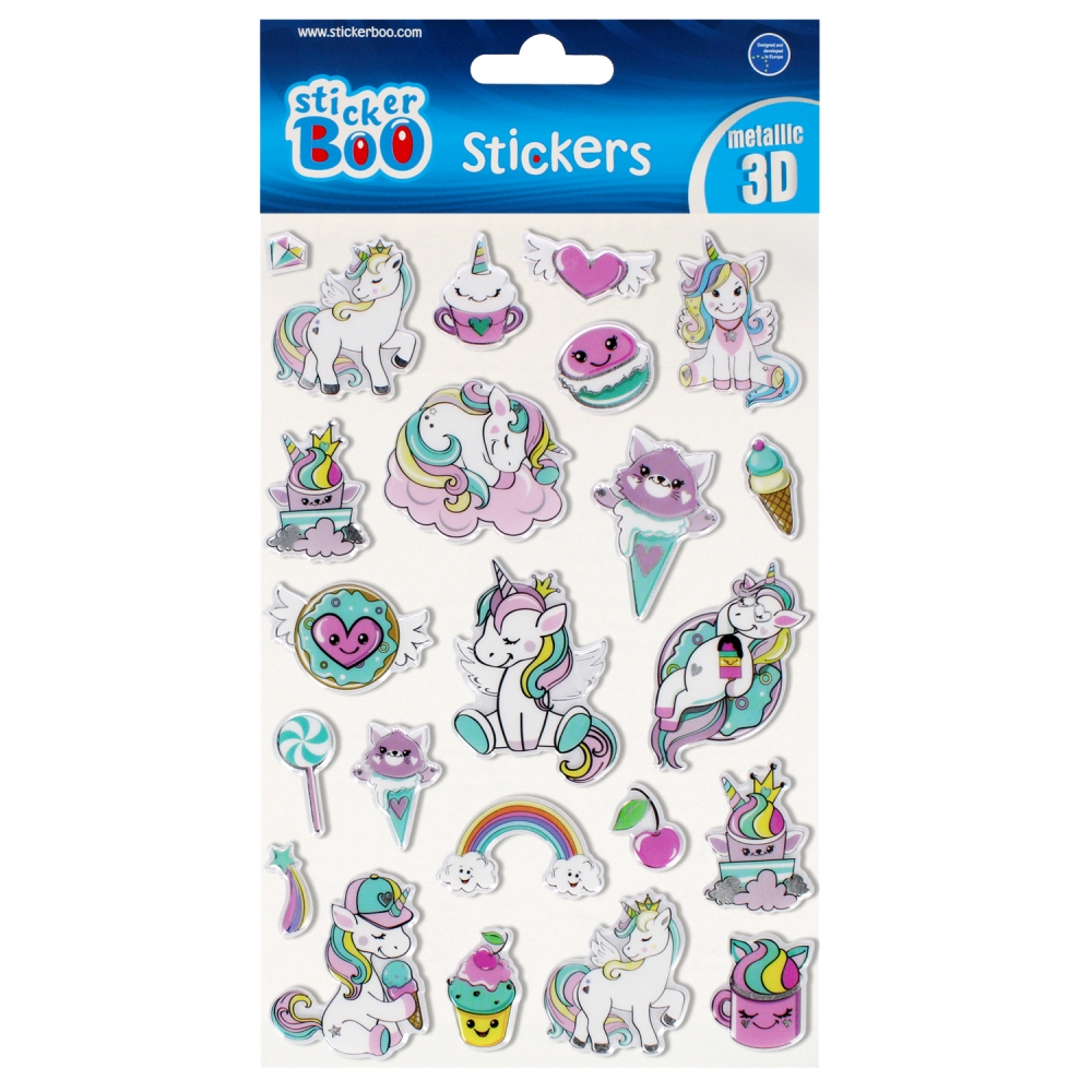 Stickers - 3D Unicorn Stickers