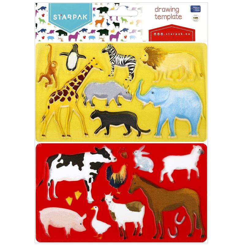 Stencils - Drawing Template - (Starpark) - Animals