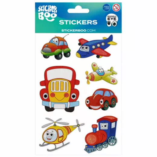 Stickers - Vehicles Googly Eyes Stickers