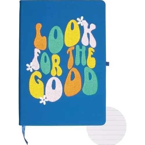 Notebooks - A5 Hardback Lined Notebook Look For The Good - (Cresco)