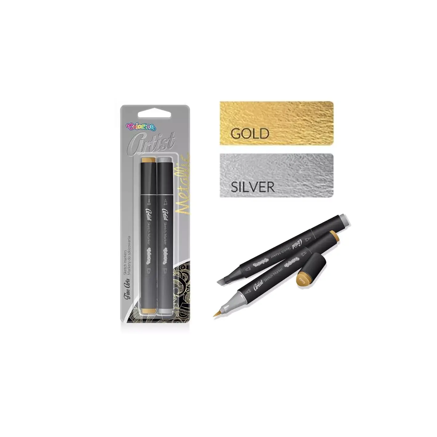 Markers - Double-sided Sketch Markers - (Colorino)
